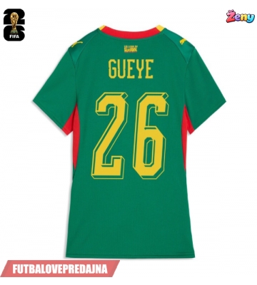 Lacne Ženy Futbalové dres Senegal Pape Gueye #26 MS 2026 Krátky Rukáv - Preč